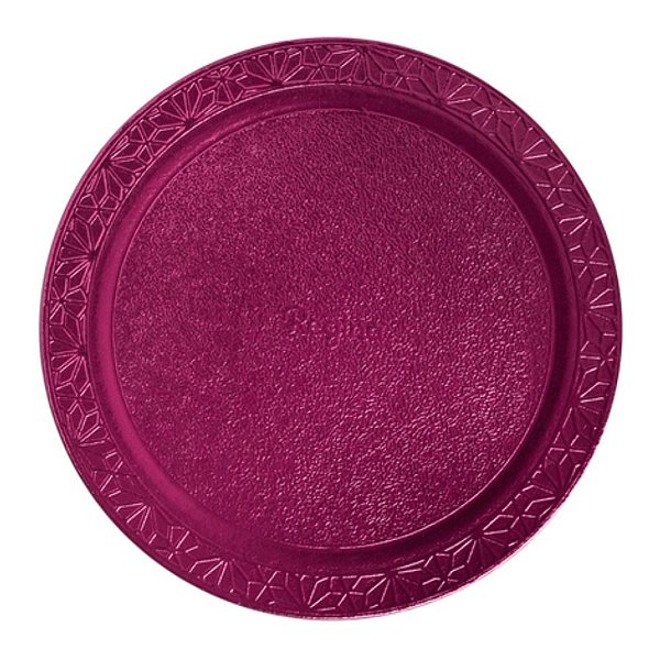 Base para Bolo Cake Board Redondo - Pink Metalizado - 32cm - 1 unidade - Regina - Rizzo