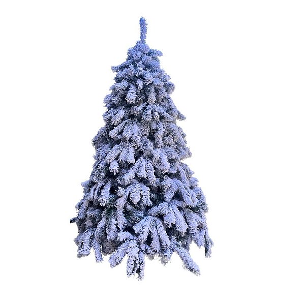 Árvore de Natal Modelo Cardamomo Nevada - 353 Galhos - 1,50m - Ref. RZO386 - 1 unidade - Rizzo