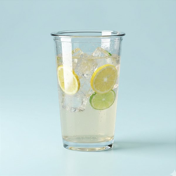 Copo Plástico Crystal Bello -  700ml - 25 unidades - Plastilânia - Rizzo