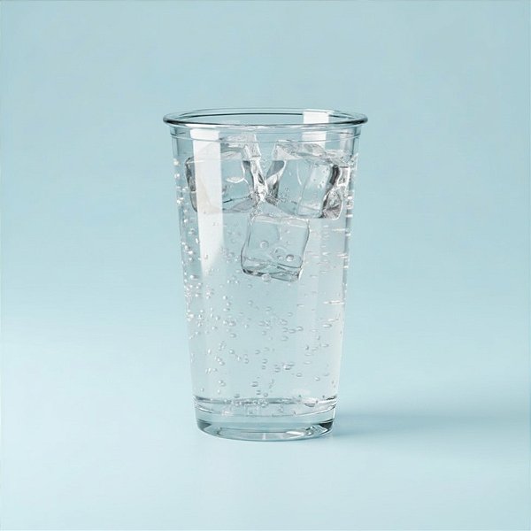 Copo Plástico Crystal Bello - 440ml - 25 unidades - Plastilânia - Rizzo