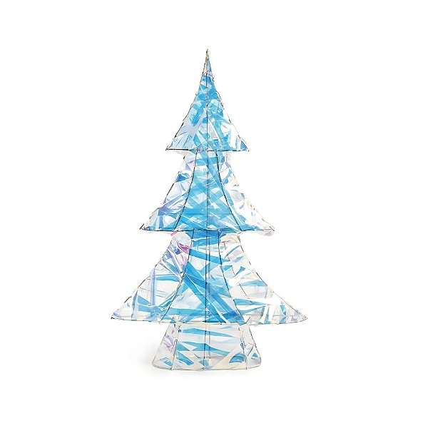 Árvore de Natal Nacarado Com Led - 43cm - 1 unidade - Cromus - Rizzo