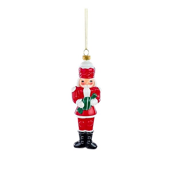 Enfeite Para Pendurar - Soldado de Chumbo Papai Noel - 16cm - 1 unidade - Cromus - Rizzo