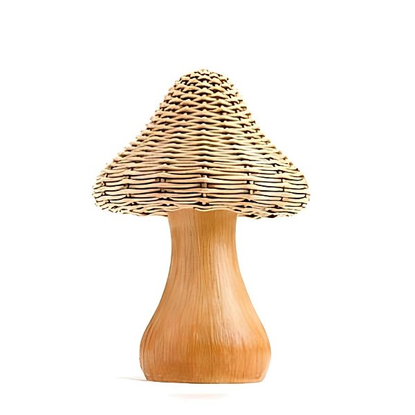Enfeite Em Resina - Cogumelo Bege - 20cm - 1 unidade - Cromus - Rizzo