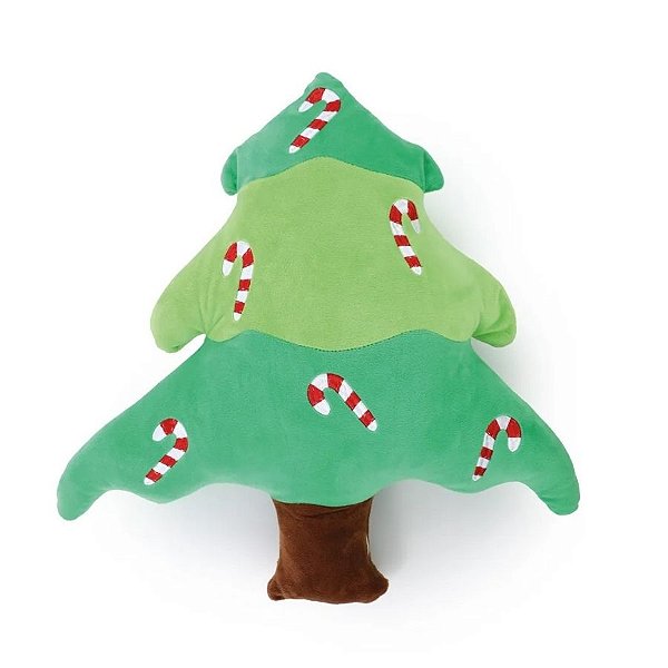 Almofada Pinheiro de Natal com Candy Cane - 40cm - 1 unidade - Cromus - Rizzo