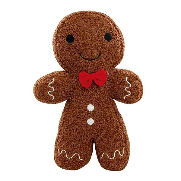 Almofada Gingerbread De Natal - 36cm - 1 unidade - Cromus - Rizzo