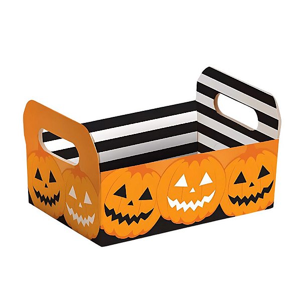 Caixote de Papel Cartão - Halloween - 22x15x7,5cm - 1 unidade - Cromus - Rizzo