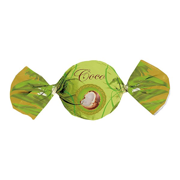 Papel Trufa 14,5x15,5cm - Coco Sabores - 1000 unidades - Cromus - Rizzo