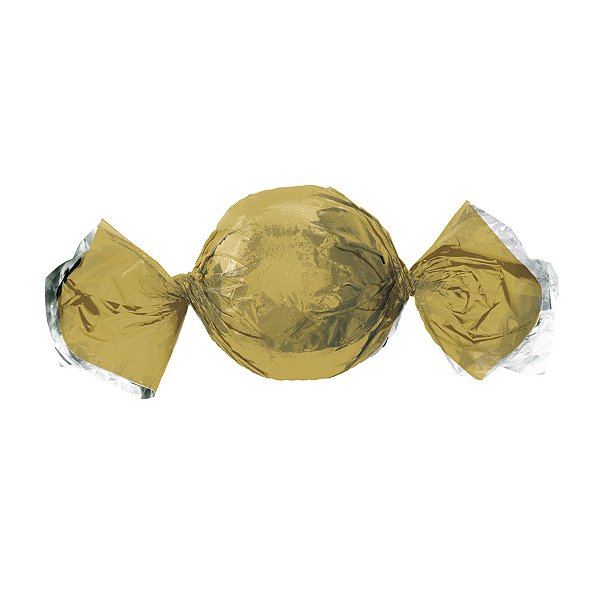 Papel Trufa 14,5x15,5cm - Ouro - 1000 unidades - Cromus - Rizzo