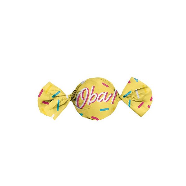 Papel Trufa 15,5x14,5 cm - Oba Amarelo - 100 unidades - Cromus  - Rizzo