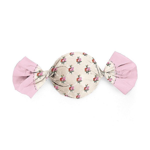 Papel Trufa 14,5x15,5cm - Vita Marfim Rosa - 100 unidades - Cromus