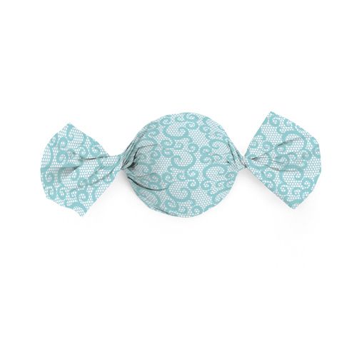 Papel Trufa 14,5x15,5cm - Renda Turquesa - 100 unidades - Cromus