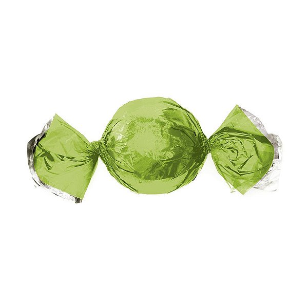 Papel Trufa 14,5x15,5cm - Metalizado Verde Maçã - 100 unidades - Cromus