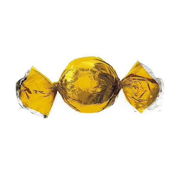 Papel Trufa 14,5x15,5cm - Metalizado Ouro - 100 unidades - Cromus