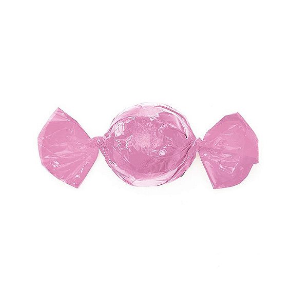 Papel Mini Trufa - 12x12,5cm - Rosa - 100 unidades - Cromus - Rizzo Embalagens
