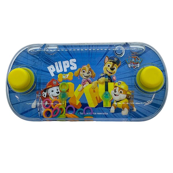 Mini Brinquedo Jogo Argola de Mão Patrulha Canina - Amarelo - 1 unidade - Rizzo