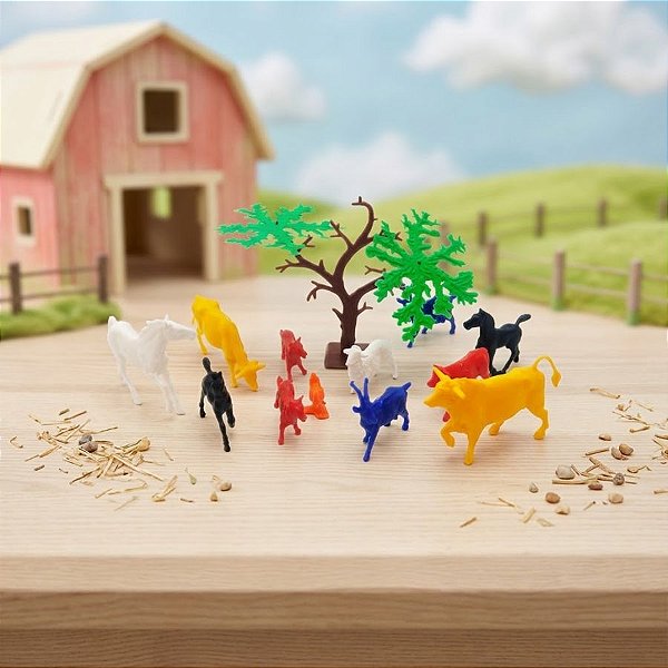 Brinquedo Animais da Fazendinha - 1 unidade - Rizzo