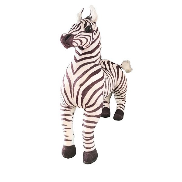 Zebra De Pelúcia Premium - 55x44cm - 1 unidade - Rizzo - Rizzo