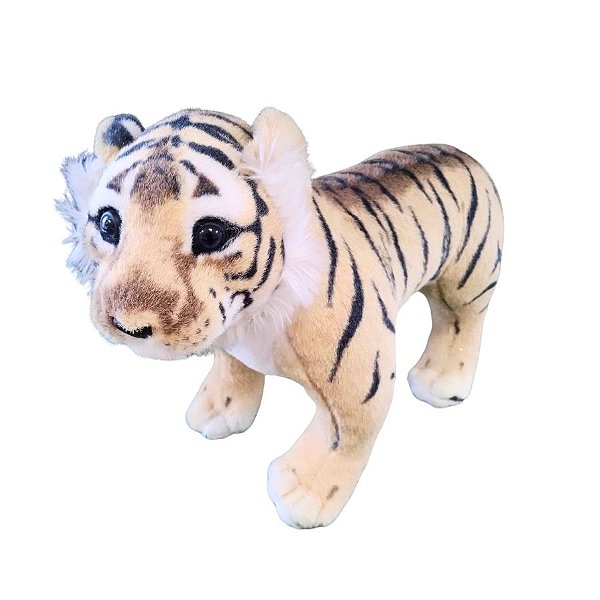 Tigre De Pelúcia Realista - 55cm - 1 unidade - Rizzo