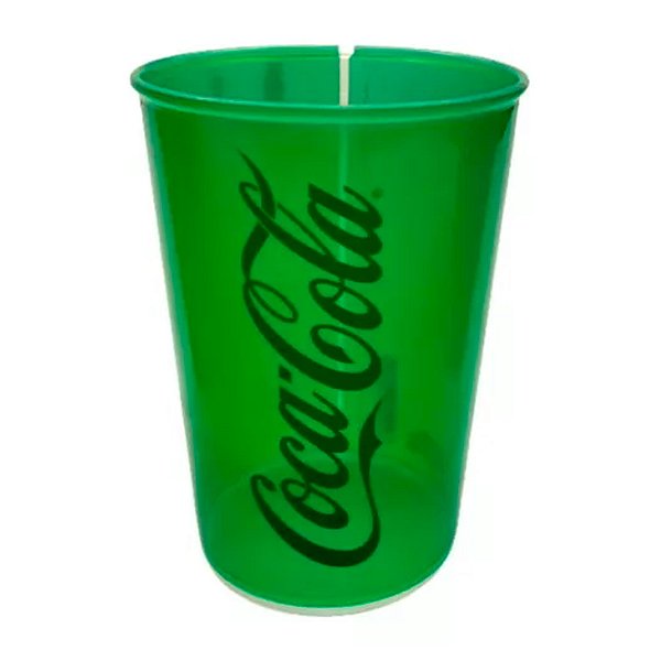 Copo de Plástico Coca-Cola - Verde - 320 ml - 1 unidade - Plasútil - Rizzo
