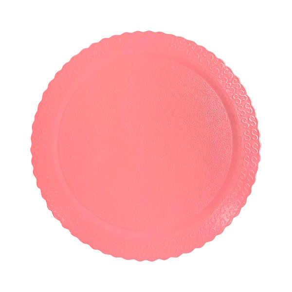 Base para Bolo Cake Board Redondo Rosa - 24cm - 1 unidade - Rizzo