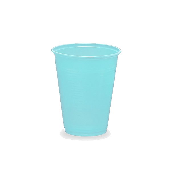 Copo Descártavel BioDegradável 200ml - Azul Candy  - 50 unidades - Rizzo