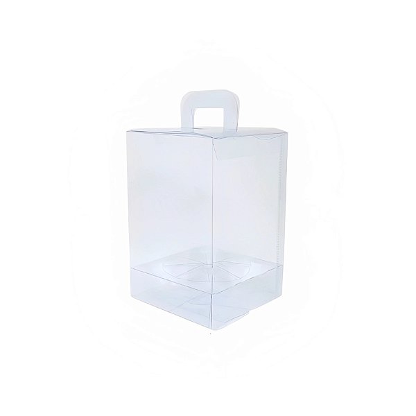 Caixa Transparente de Acetato Ref.Ovo 500g - 14,5x14,5x22 - 10 unidades - CAC - Rizzo