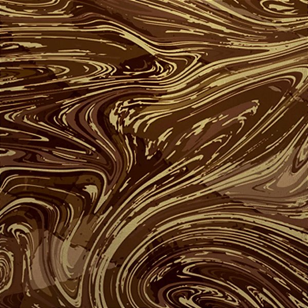 Embalagem Laminada para Bolo 20x22cm - Marmorizado Marrom - 50 unidades - Cromus - Rizzo