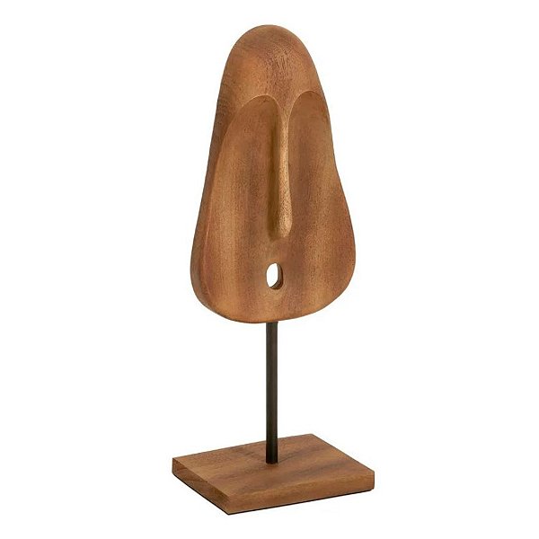 Escultura Face de Polirresina - 31cm - 1 unidade - Rizzo