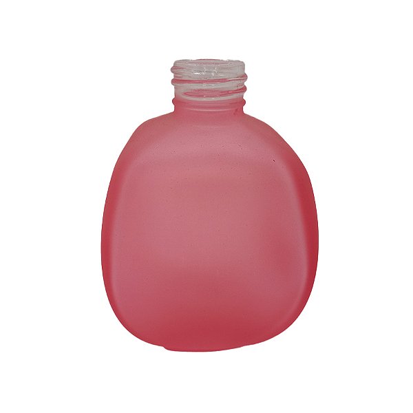 Frasco para Perfumaria de Vidro Oval - Difusor Cristal Rosa - 220ml - 1 unidade - Rizzo