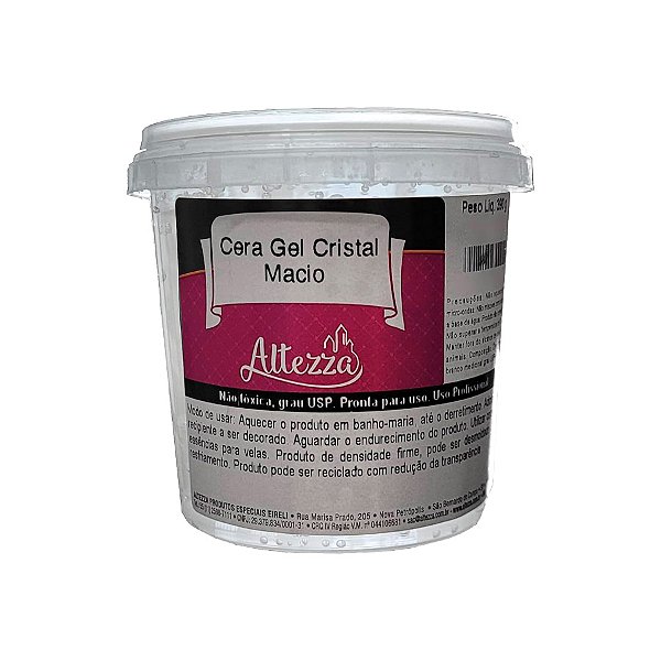 Cera Gel Cristal Macio para Vela - 1 unidade - Rizzo