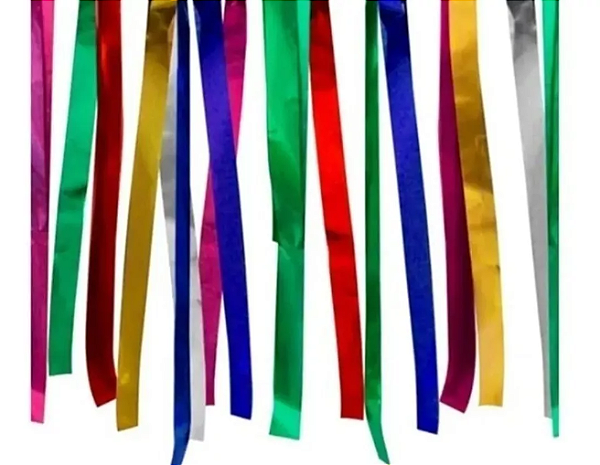 Varal de Fitas Decorativas - 10m - Multicolor - 1 unidade - Rizzo