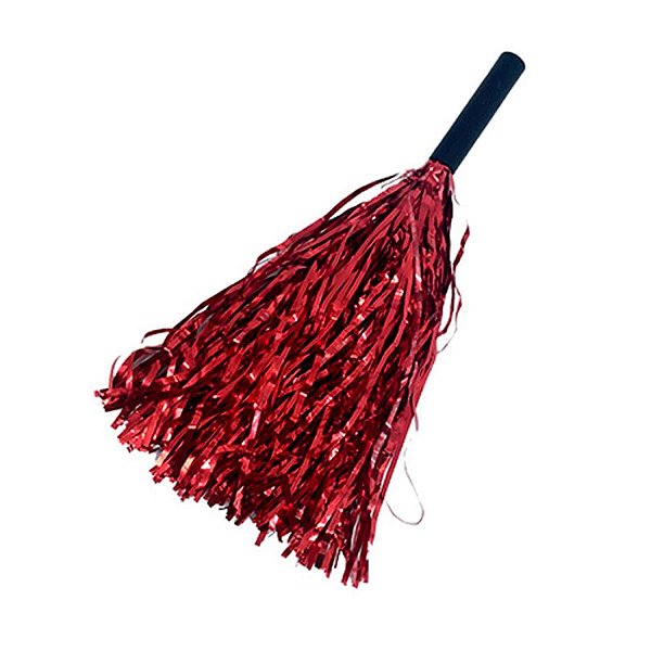 Pompom Metalizado Mamãe Sacode de Carnaval - Vermelho - 1 unidade - Rizzo