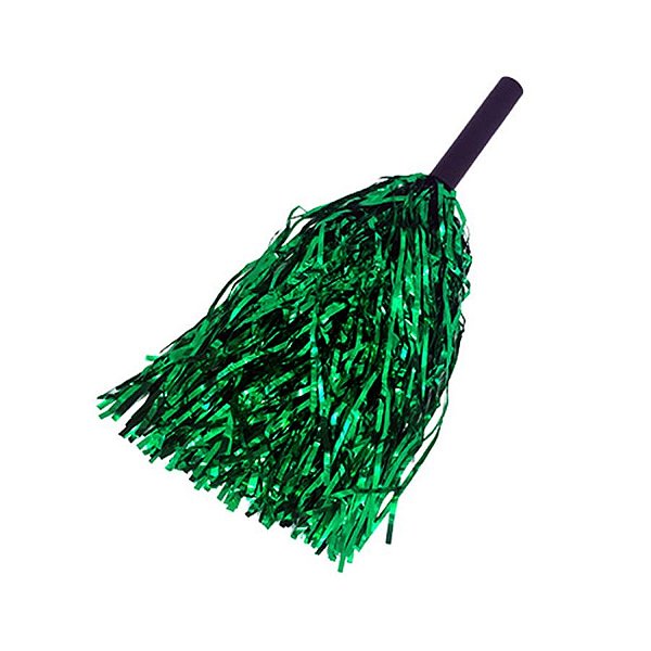 Pompom Metalizado Mamãe Sacode de Carnaval - Verde - 1 unidade - Rizzo