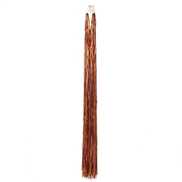 Chicote Metalizado Franja Carnaval 80cm - Rose Gold - 1 unidade - Rizzo