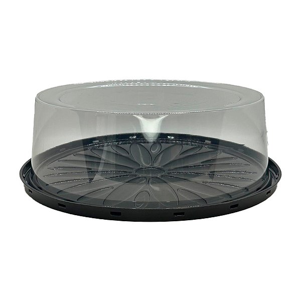 Boleira de Plástico com Tampa de Acetato - 33,5x13,8cm - 5 unidades - Galvanotek - Rizzo