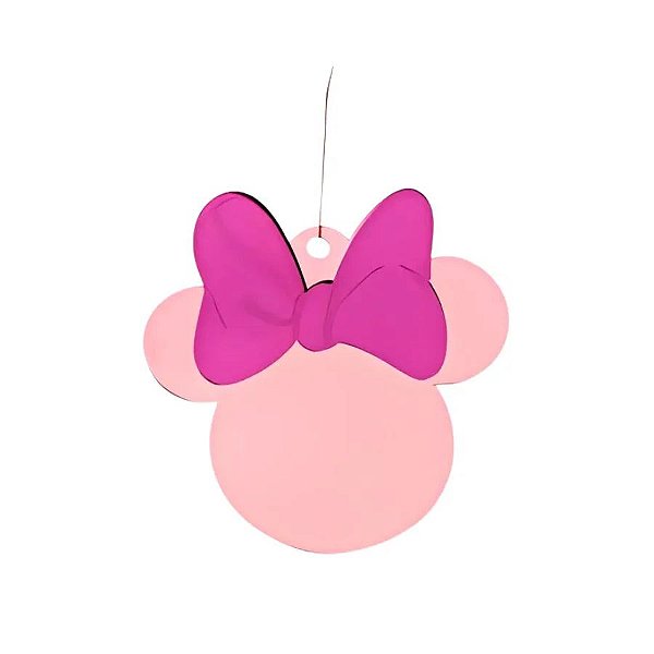 Enfeite Para Pendurar De Natal - Pingente Minnie Com Laço - 15cm - Disney Original - 1 unidade - Cromus - Rizzo