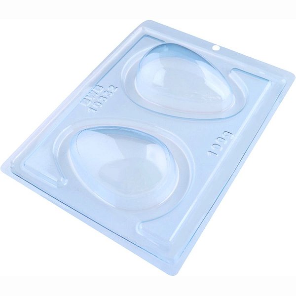 Forma Especial de Acetato Ovo Casca grossa 100g 3 Partes - Ref. 10332 - 1 unidade - BWB - Rizzo