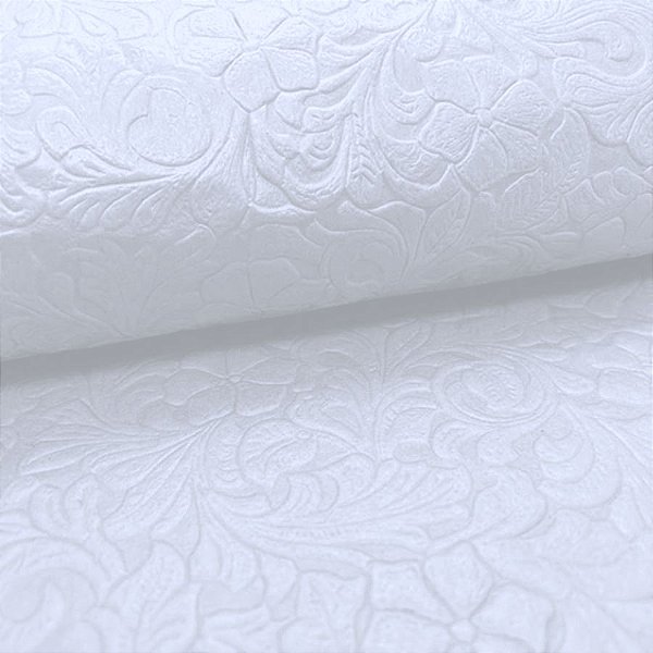 Papel de Seda Texturizado - 40x66cm - Branco - 10 unidades - Rizzo - Rizzo