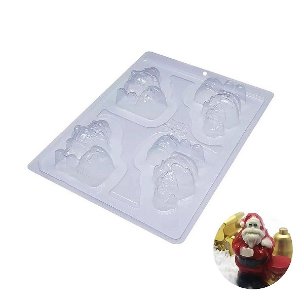 Forma de Acetato Especial - Papai Noel com Saco - Ref. 1004 - 1 unidade - BWB - Rizzo