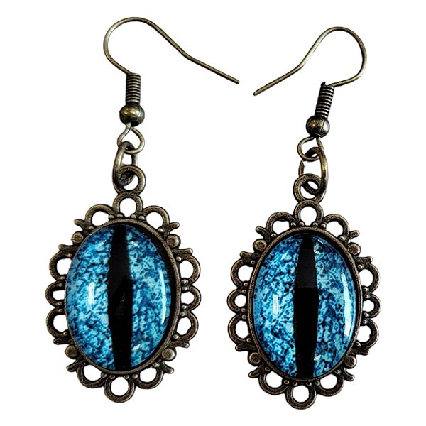 Brinco de Halloween - Olho Azul - 5,5cm - 1 unidade - Rizzo - Rizzo