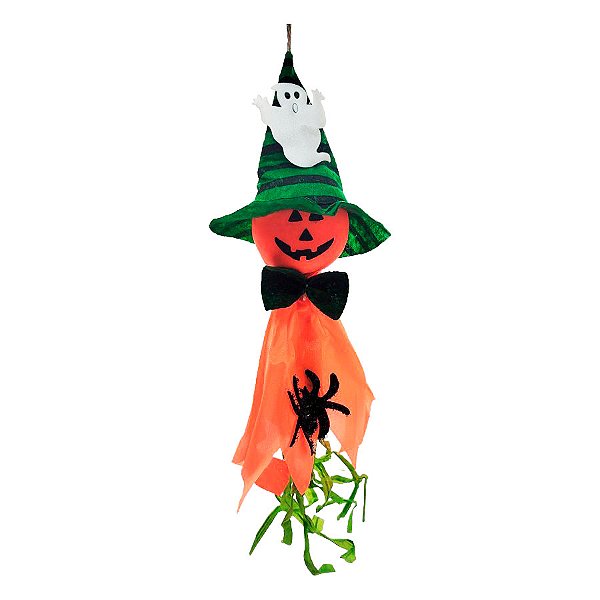 Enfeite de Halloween para Pendurar - Abóbora - 40x9cm - 1 unidade - Rizzo
