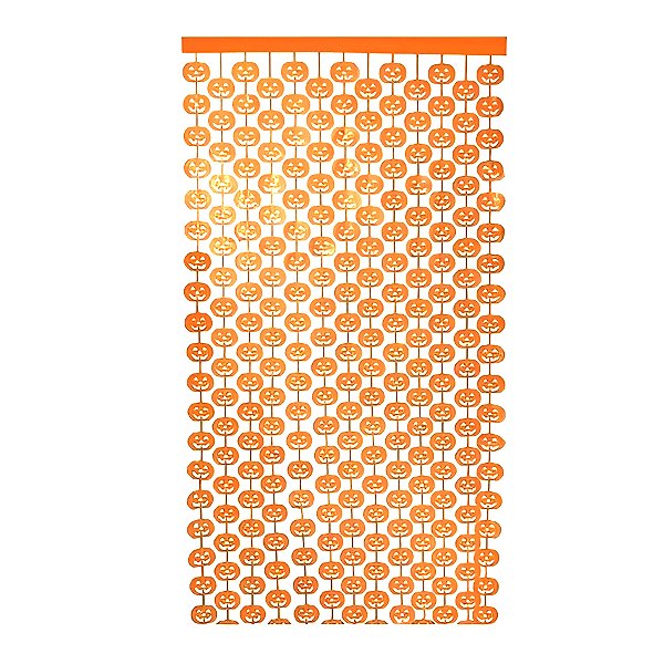 Cortina Decorativa de Halloween - Abóboras 2x1m - 1 unidade - Rizzo