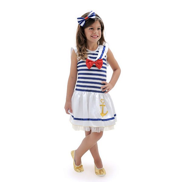 Fantasia Marinheira Infantil - 1 unidade - Anjo - Rizzo