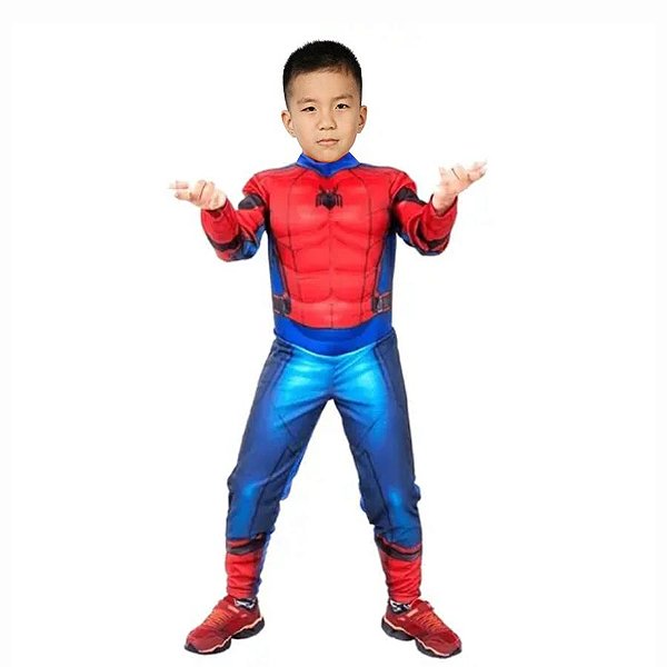 Fantasia de Luxo Homem Aranha Infantil - 1 unidade - Regina - Rizzo