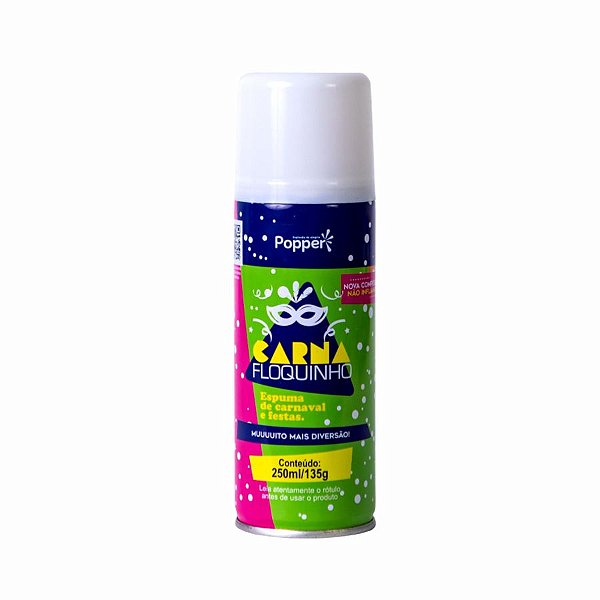 Spray De Espuma De Carnaval - 250ml - 1 unidade - Popper - Rizzo