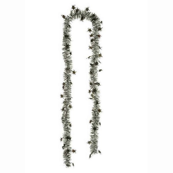 Festão decorativo Aranha - Preto e Branco - 2m - 1 unidade - Rizzo
