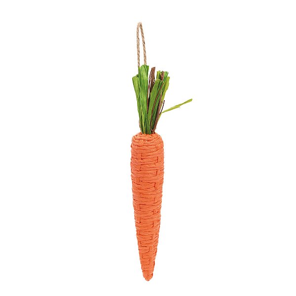 Enfeite de Pendurar Cenoura Decorativa - 29cm - 1 unidade - Cromus - Rizzo