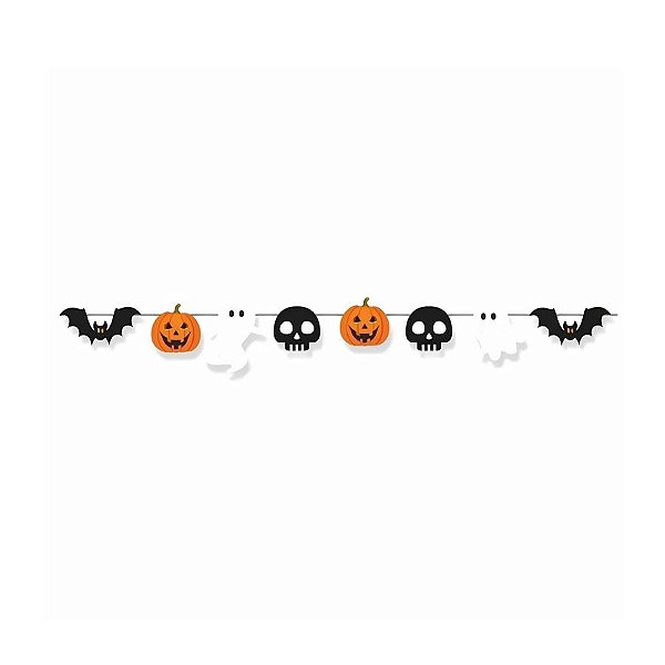 Faixa Decorativa Travessuras - Halloween - 180cm - 1 unidade - Cromus - Rizzo