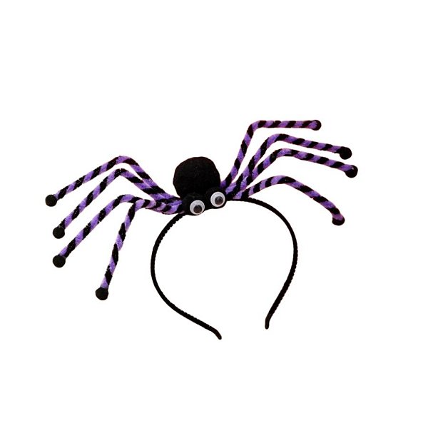 Tiara Halloween - Aranha Lilas - 1 unidade - Rizzo