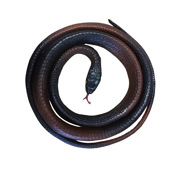 Cobra de Plástico - Marrom - 97cm - 1 unidade - Rizzo